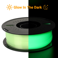 PLA филамент KINGROON 1.75 мм, светящийся, 1 кг., Зеленый