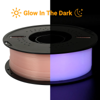 PLA филамент KINGROON 1.75 мм, светящийся, 1 кг., Розовый