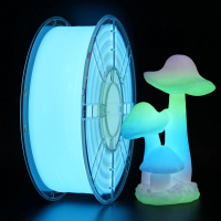 PLA филамент KINGROON 1.75 мм, светящийся, 1 кг., Радужный