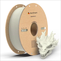PLA филамент NextShapes, 1,75 мм, 1 кг, Костяной белый (картонная катушка)