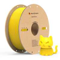 PETG HS/HF филамент NextShapes, 1,75 мм, для скоростной печати, 1 кг, Желтый (картонная катушка)