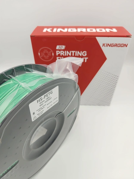 PETG филамент KINGROON 1.75 мм, для скоростной печати 1 кг., Зеленый