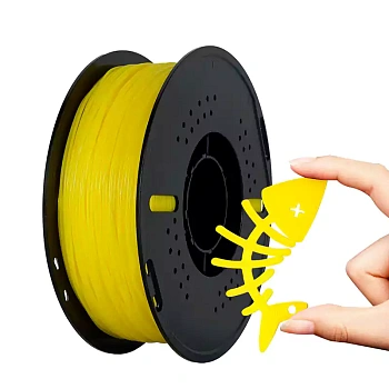 TPU филамент KINGROON 1.75 мм, 1 кг., Желтый