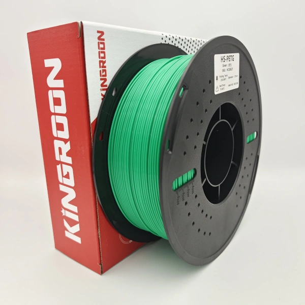 PETG HS/HF филамент KINGROON 1.75 мм, для скоростной печати 1 кг., Зеленый