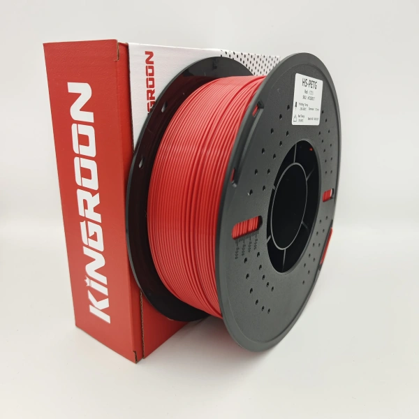 PETG HS/HF филамент KINGROON 1.75 мм, для скоростной печати 1 кг., Красный