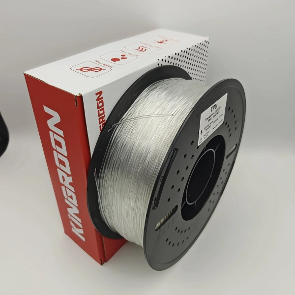 TPU 95A филамент KINGROON 1.75 мм, 1 кг., Прозрачный
