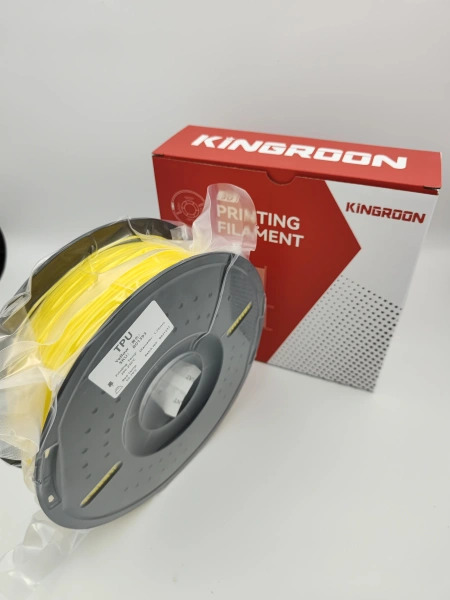 TPU 95A филамент KINGROON 1.75 мм, 1 кг., Желтый