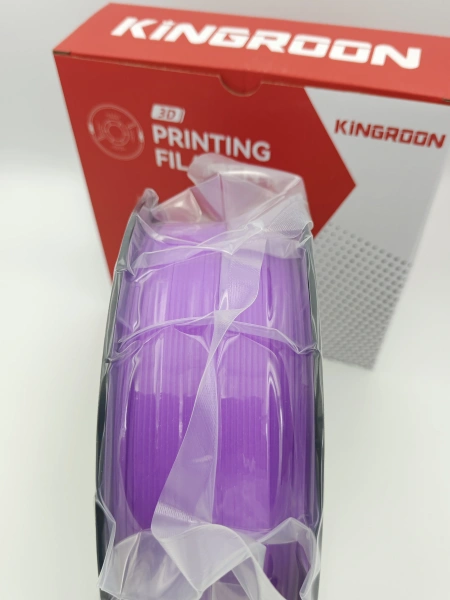 PLA филамент KINGROON 1.75 мм, светящийся, 1 кг., Фиолетовый