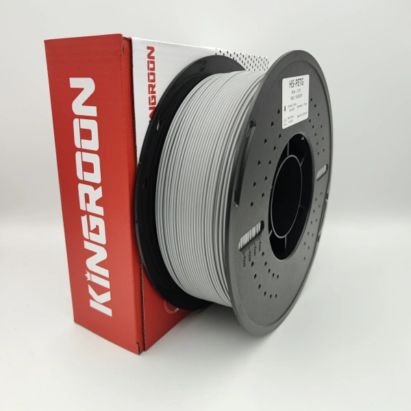 PETG HS/HF филамент KINGROON 1.75 мм, для скоростной печати 1 кг., Серый