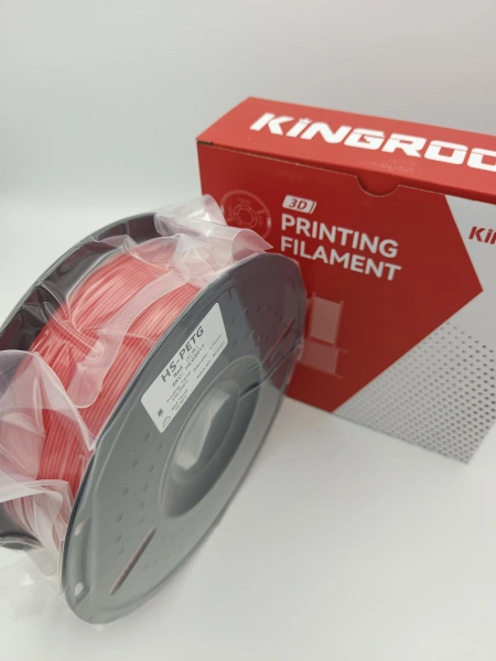 PETG филамент KINGROON 1.75 мм, для скоростной печати 1 кг., Красный