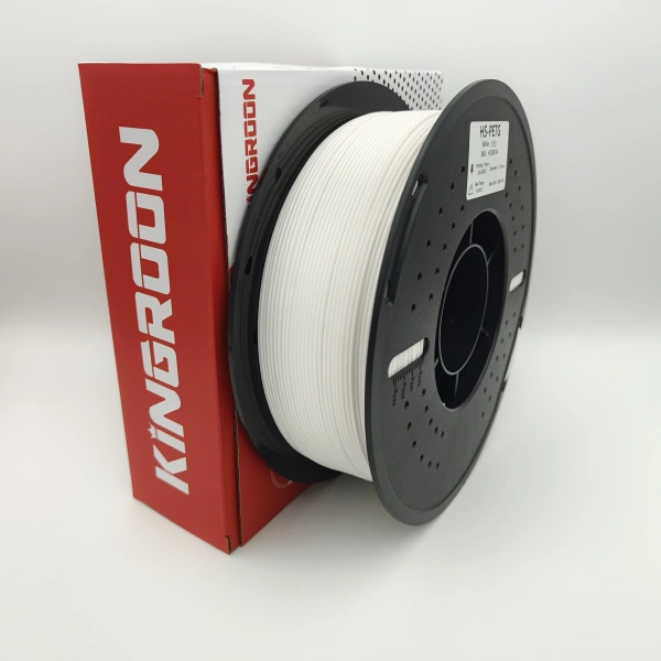 PETG HS/HF филамент KINGROON 1.75 мм, для скоростной печати 1 кг., Белый