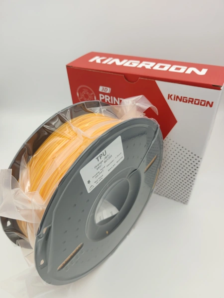 TPU 95A филамент KINGROON 1.75 мм, 1 кг., Оранжевый