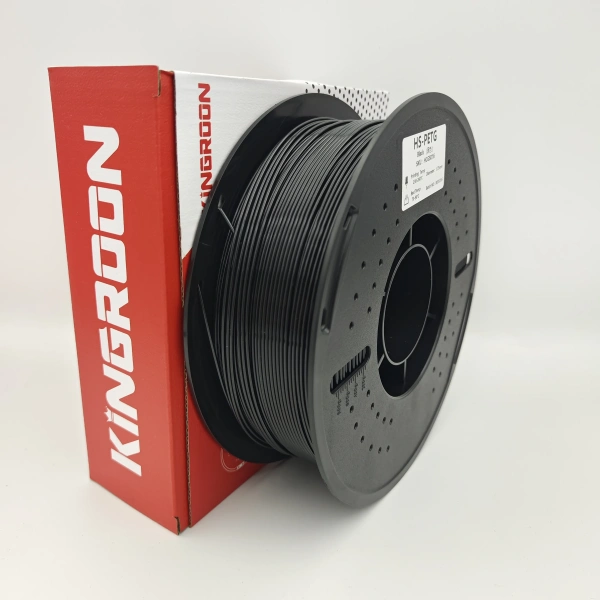 PETG HS/HF филамент KINGROON 1.75 мм, для скоростной печати 1 кг., Черный