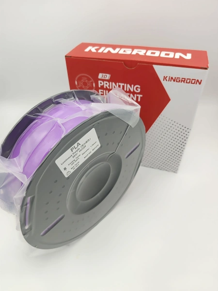 PLA филамент KINGROON 1.75 мм, светящийся, 1 кг., Фиолетовый