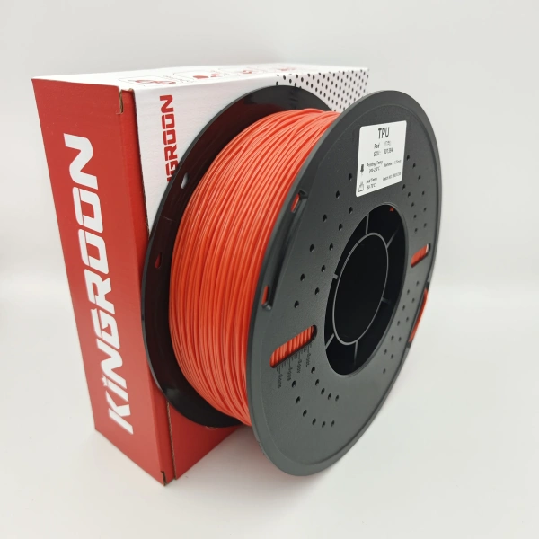 TPU 95A филамент KINGROON 1.75 мм, 1 кг., Красный